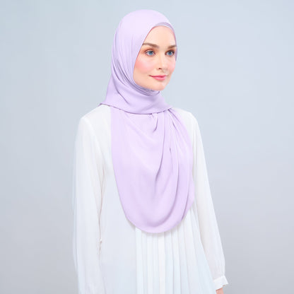 [As-Is] Instant Tag n' Go Shawl l Chiffon Silk in Lilac