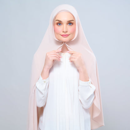 [As-Is] Instant Tag n' Go Shawl l Chiffon Silk in Sand