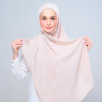 [As-Is] Instant Tag n' Go Shawl l Chiffon Silk in Sand