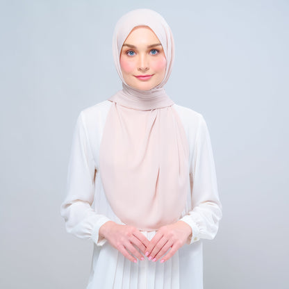 [As-Is] Instant Tag n' Go Shawl l Chiffon Silk in Sand