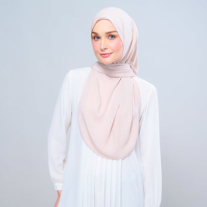 [As-Is] Instant Tag n' Go Shawl l Chiffon Silk in Sand