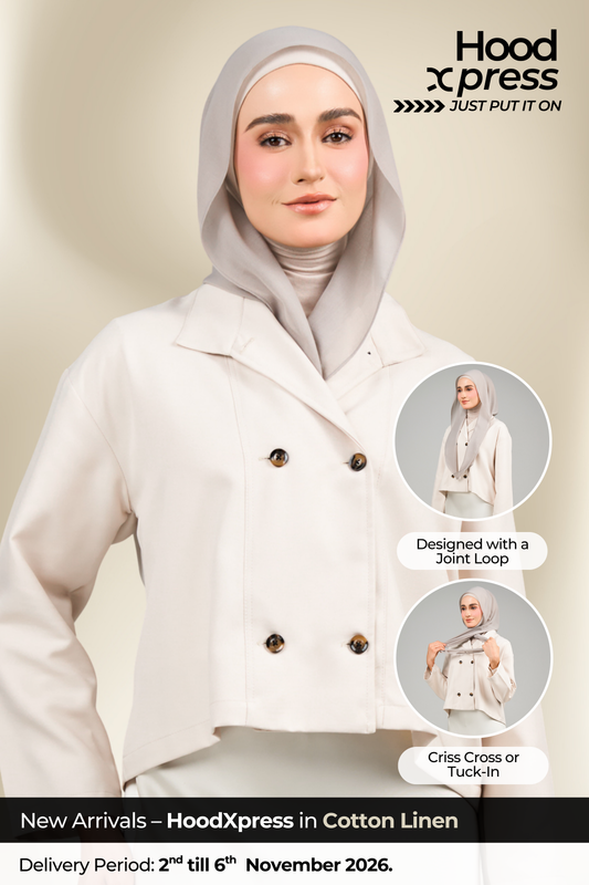 HoodXpress | Cotton Linen in Cool Taupe