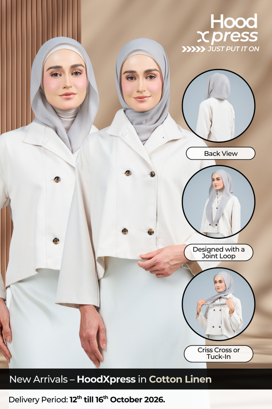 HoodXpress | Cotton Linen in Medium Taupe