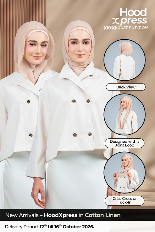 HoodXpress | Cotton Linen in Nude