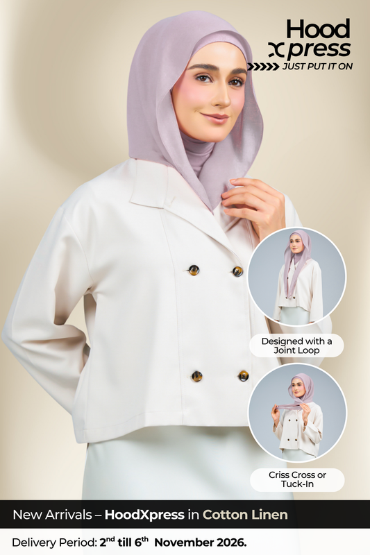 HoodXpress | Cotton Linen in Ash