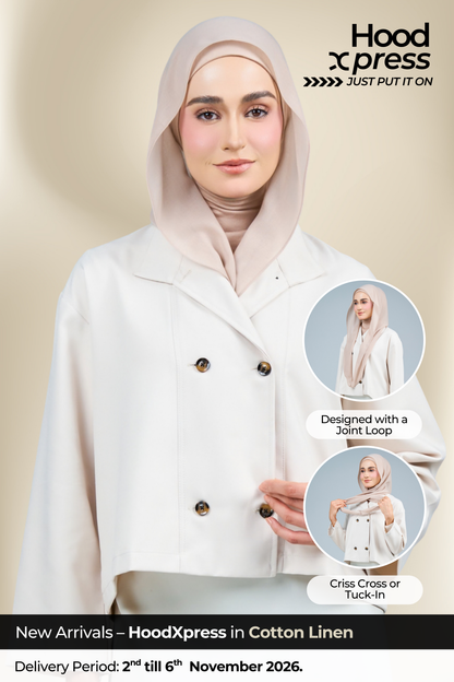 HoodXpress | Cotton Linen in Light Chai