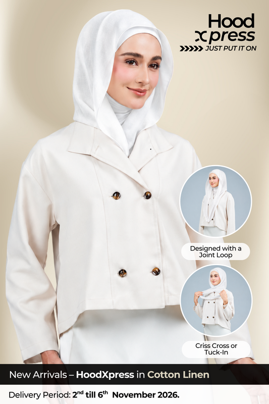 HoodXpress | Cotton Linen in Off White