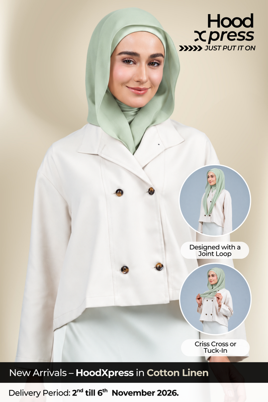 HoodXpress | Cotton Linen in Pastel Green