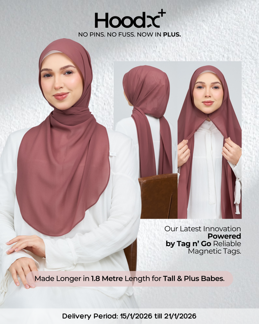 HoodX⁺Plus Curve in Deep Amber