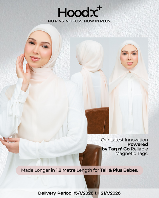 HoodX⁺Plus Curve in Light Peach