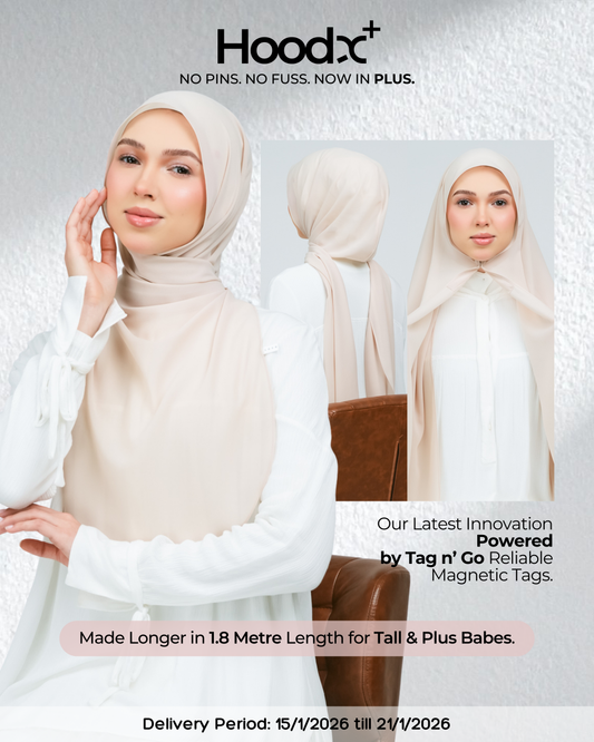 HoodX⁺Plus Curve in Light Sand