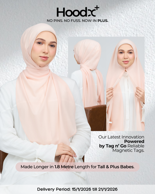 HoodX⁺Plus Curve in Malibu Peach