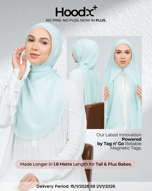 HoodX⁺Plus Curve in Tifanny