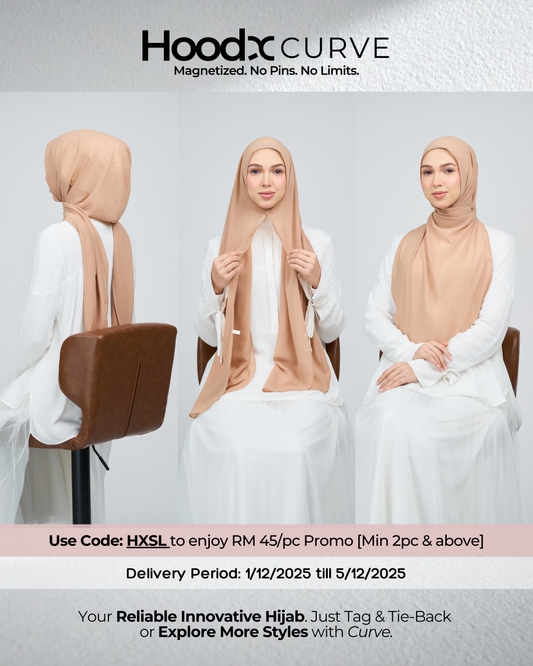 HoodX Curve in Camel