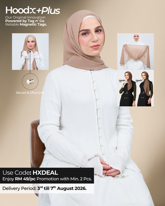 HoodX⁺Plus in Camel