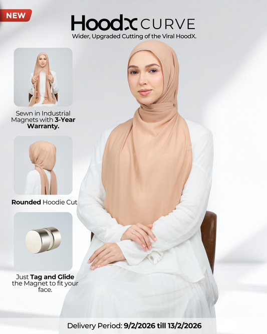 HoodX Curve in Camel