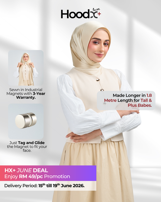 HoodX⁺Plus Luxe in Cashmere