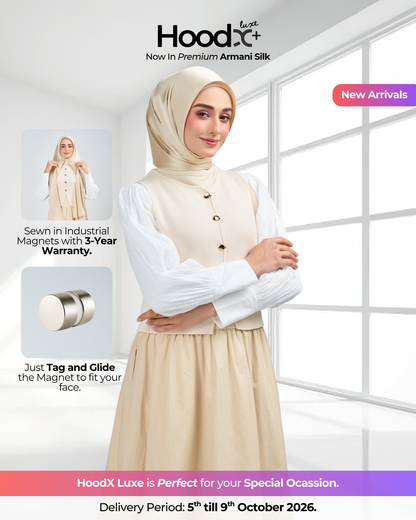 HoodX⁺Plus Luxe in Cashmere