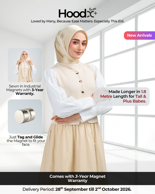 HoodX⁺Plus Luxe in Cashmere