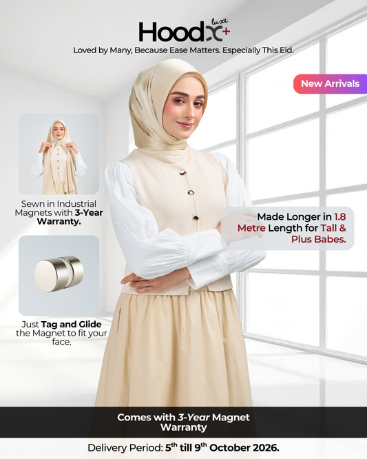 HoodX⁺Plus Luxe in Cashmere