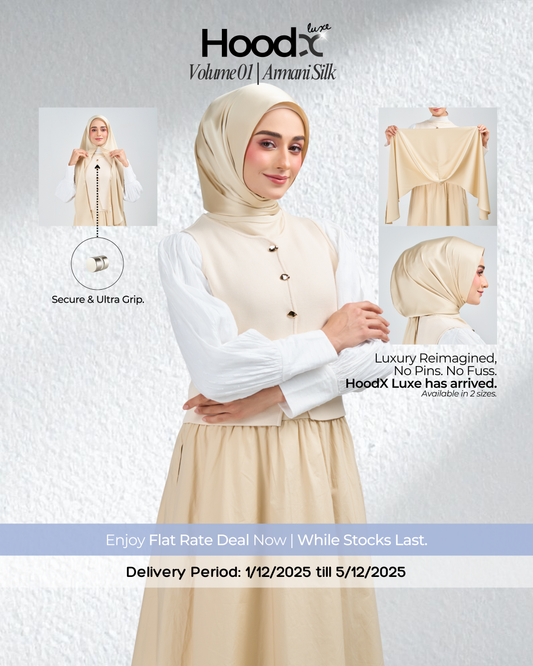 HoodX Luxe in Cashmere