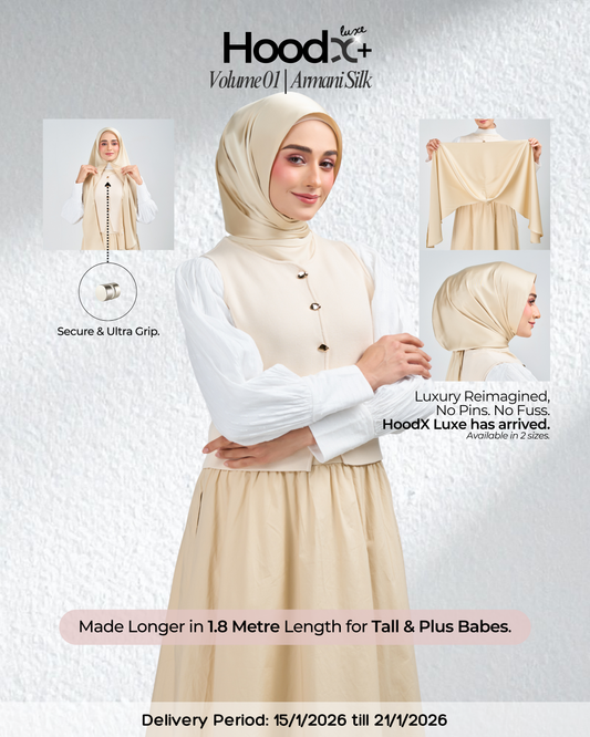 HoodX⁺Plus Luxe in Cashmere