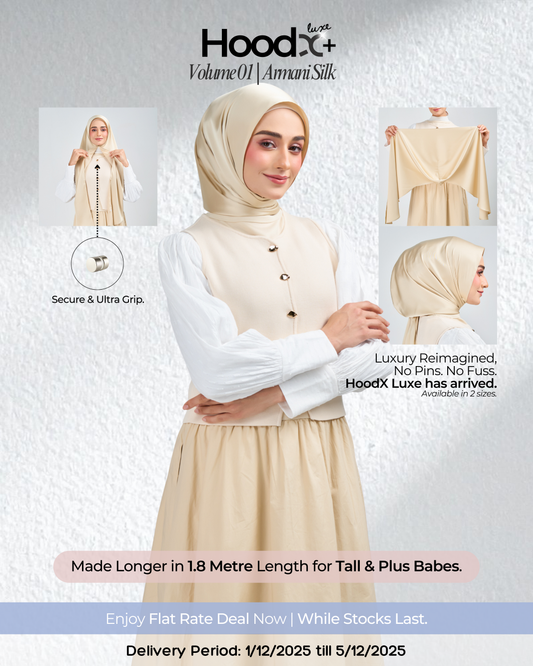 HoodX⁺Plus Luxe in Cashmere