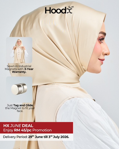 HoodX Luxe in Cashmere