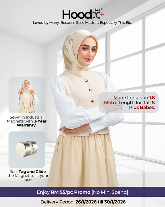 HoodX⁺Plus Luxe in Cashmere