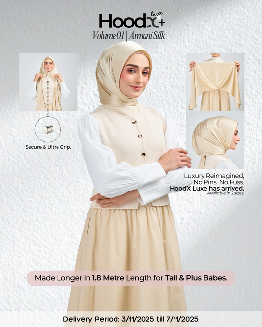 HoodX⁺Plus Luxe in Cashmere