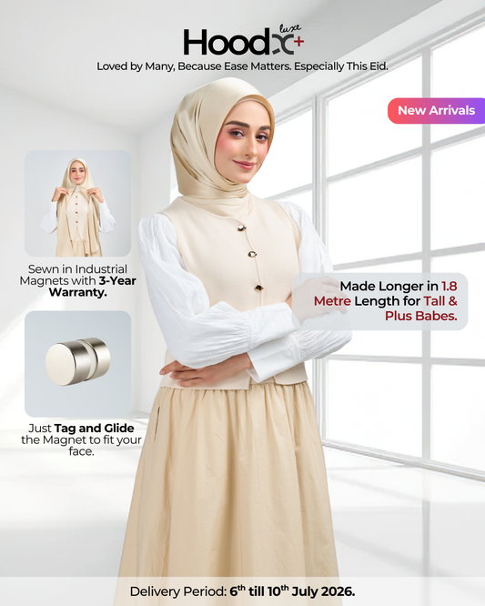 HoodX⁺Plus Luxe in Cashmere