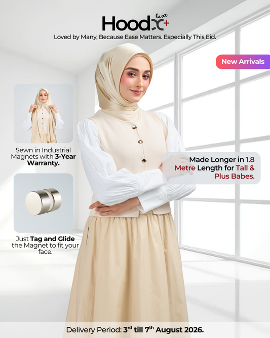 HoodX⁺Plus Luxe in Cashmere