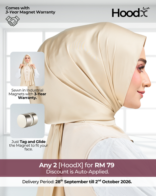 HoodX Luxe in Cashmere