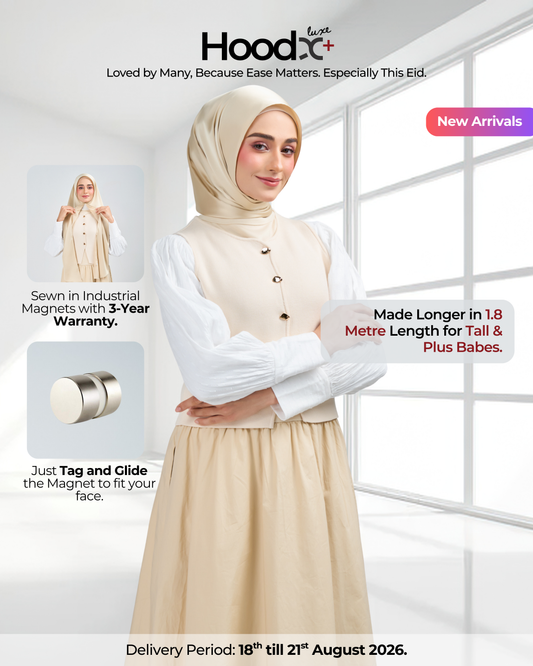 HoodX⁺Plus Luxe in Cashmere