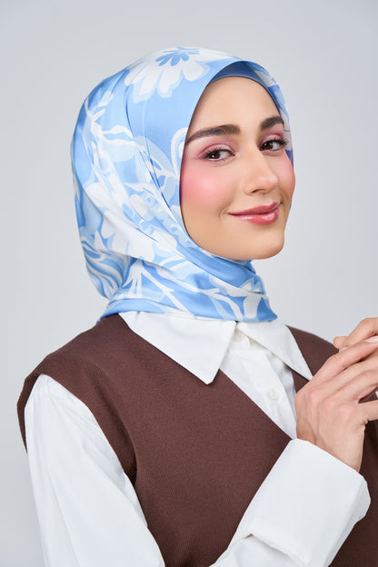 [★New] HoodX Printed Set in Celeste