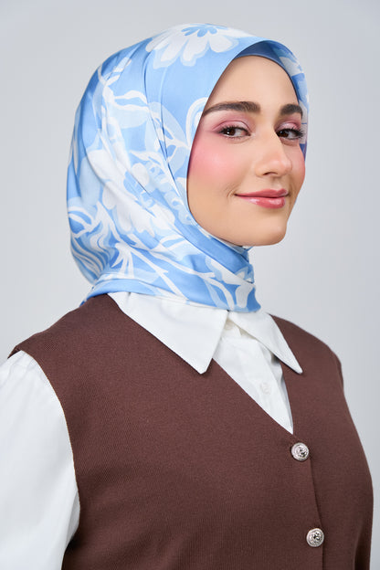 [★New] HoodX Printed Set in Celeste