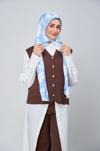 [★New] HoodX Printed Set in Celeste