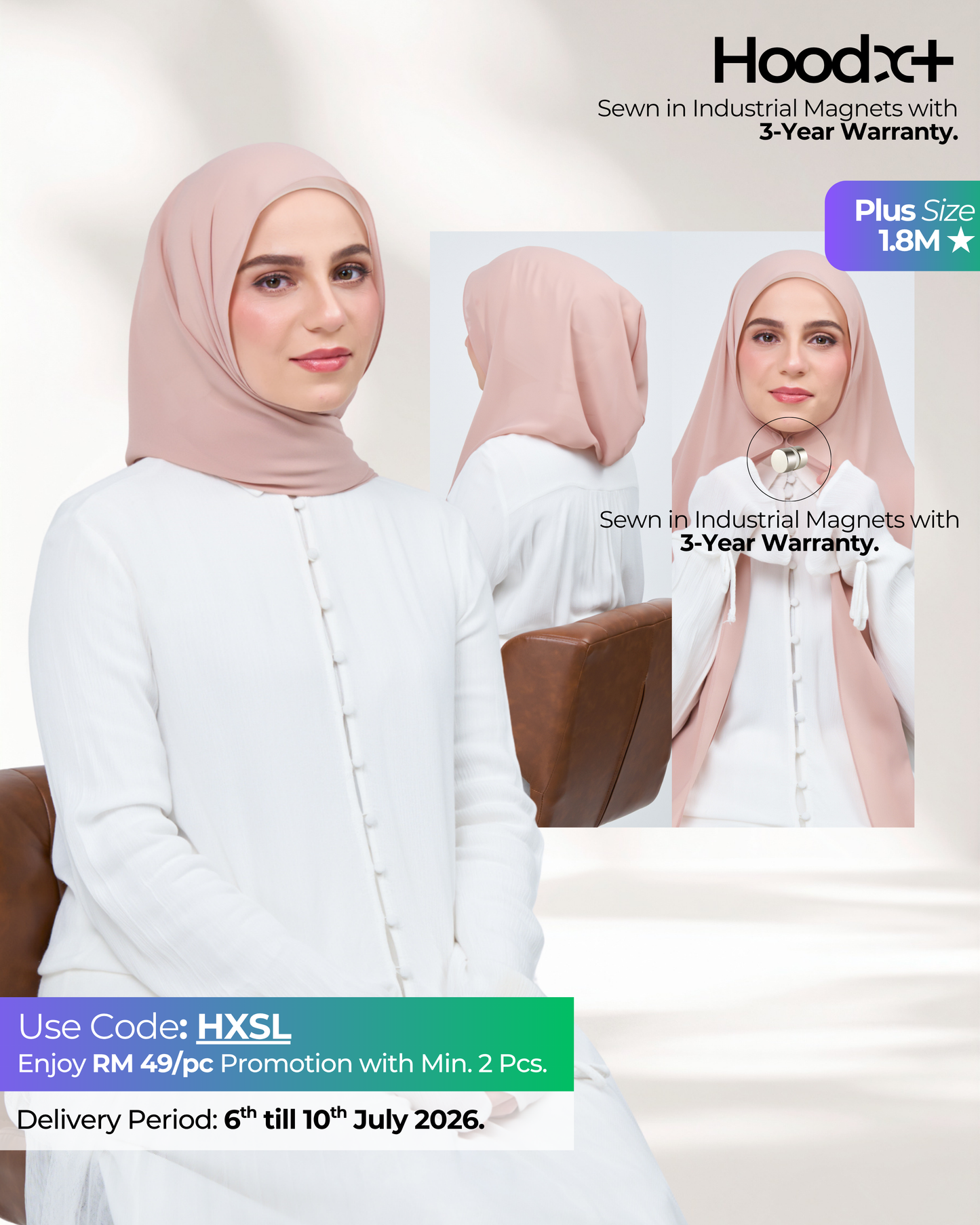 HoodX⁺Plus in Chai