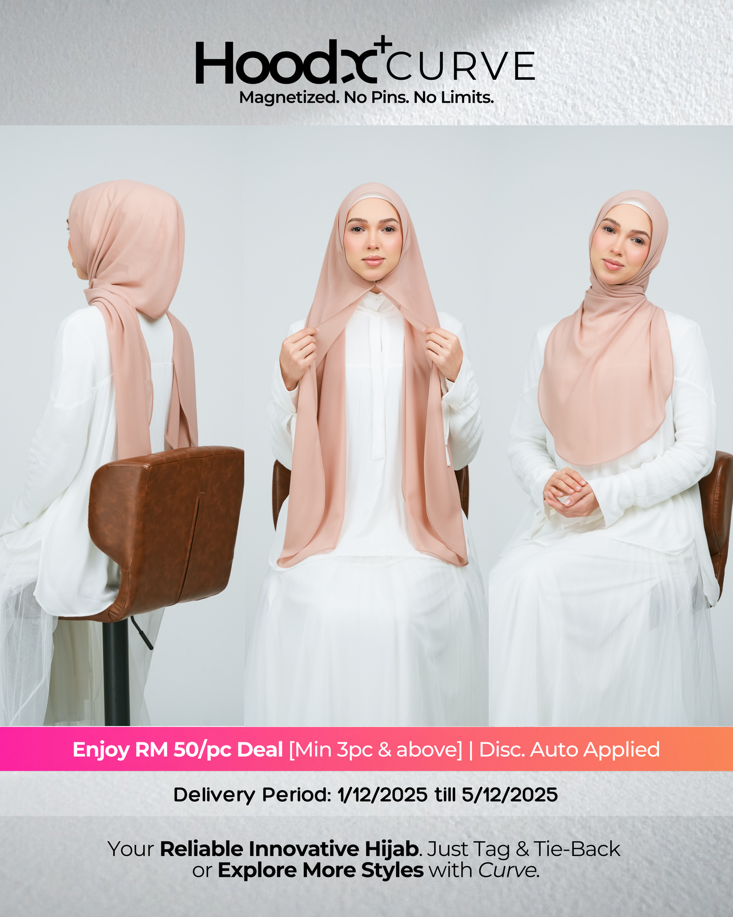 HoodX⁺Plus Curve in Chai