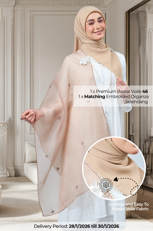 2IN1 Rhea Raya Set in Citra [Sandy Mocha]