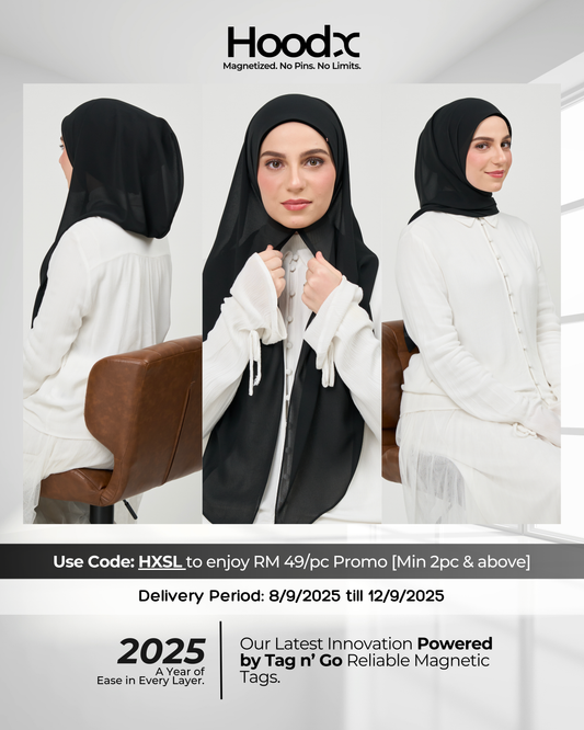 [★New] HoodX in Classic Black