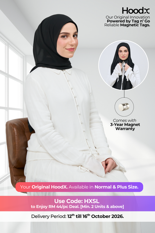 HoodX in Classic Black