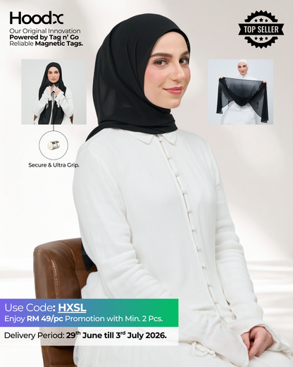 HoodX in Classic Black