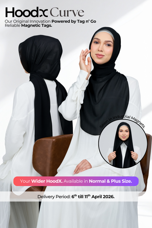 HoodX Curve in Black