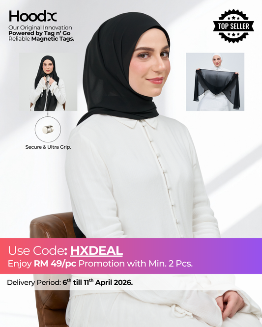 HoodX in Classic Black