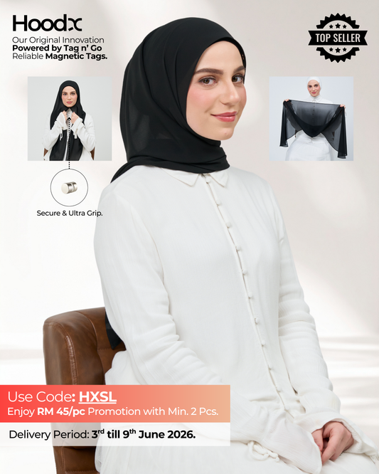 HoodX in Classic Black