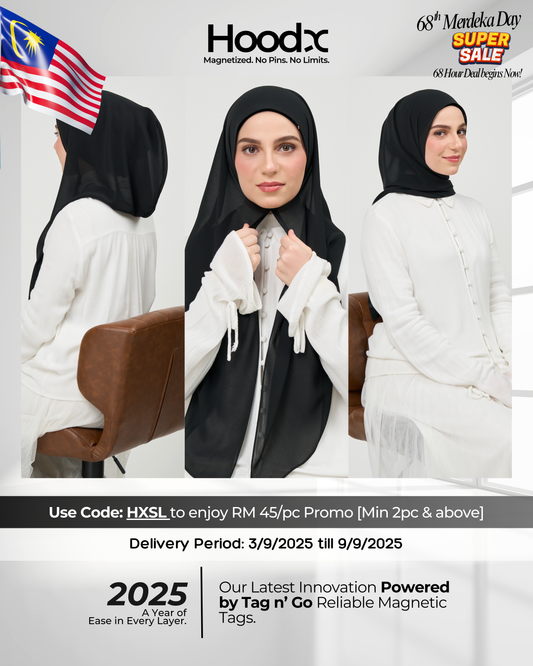 [★New] HoodX in Classic Black