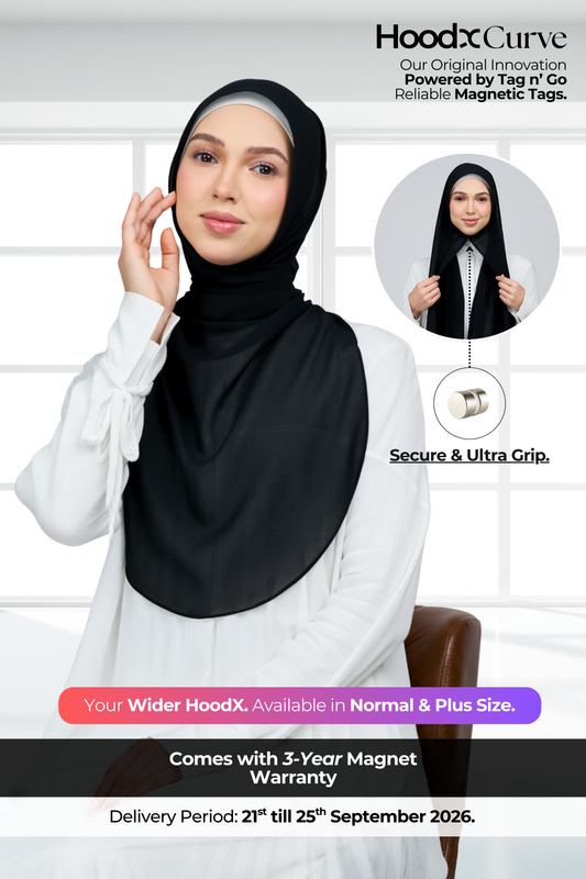HoodX Curve in Black