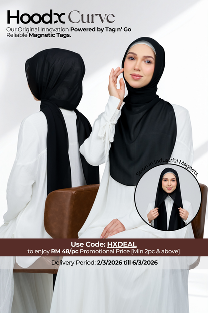 HoodX Curve in Black