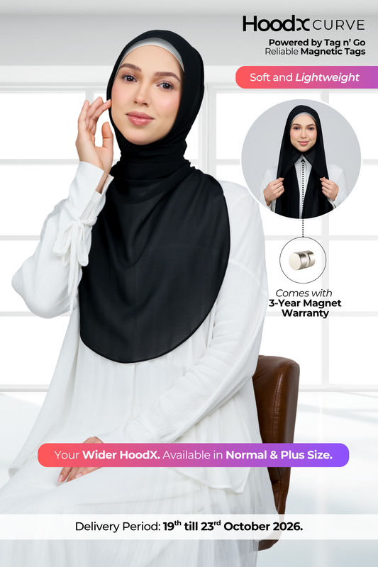 HoodX Curve in Black